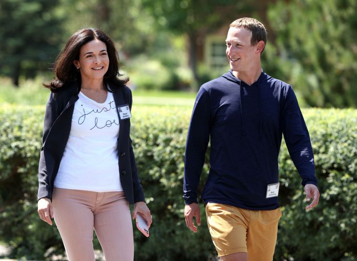 Sheryl Sandberg & Mark Zuckerberg
