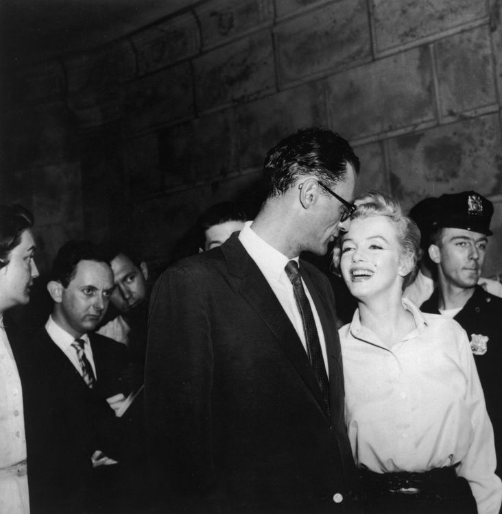 Arthur Miller and Marilyn Monroe
