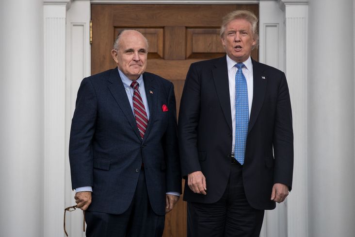 Rudy Giuliani and Donald Trump