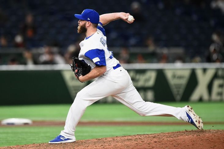 Tyler Herron pitched for Team Israel in the 2017 World Baseball Classic.(Photo by Matt Roberts/Getty Images)