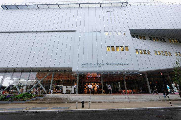 The exterior of the Whitney Museum
