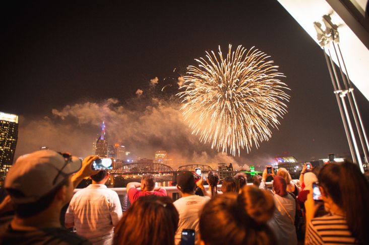 Fourth of July fireworks