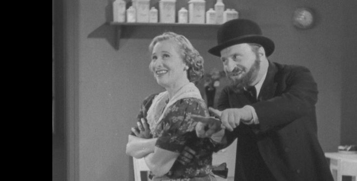 Jacob Zanger and Yetta Zwerling in "Her Second Mother" (1940).