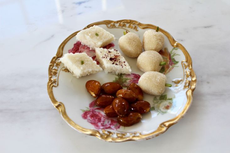 Persian marzipan mulberries