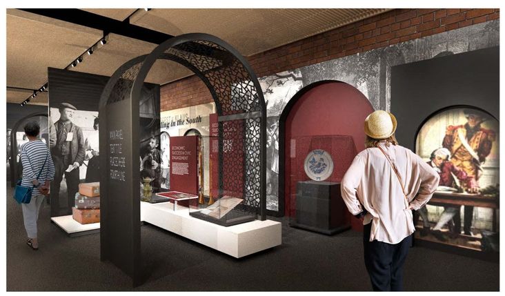 A rendering of the Museum of the Southern Jewish Experience