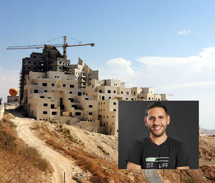 A Jewish settlement of Ma'ale Adumim in the West Bank, (foreground) Nas Daily