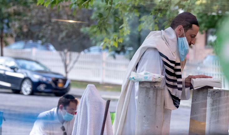 Outdoor Yom Kippur services