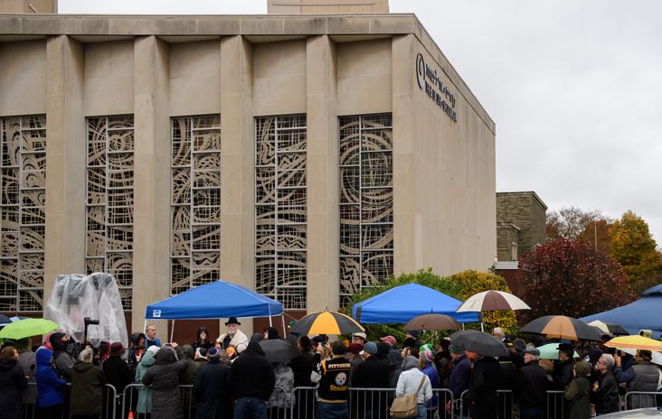 Pittsburgh synagogue shooting prayer gathering