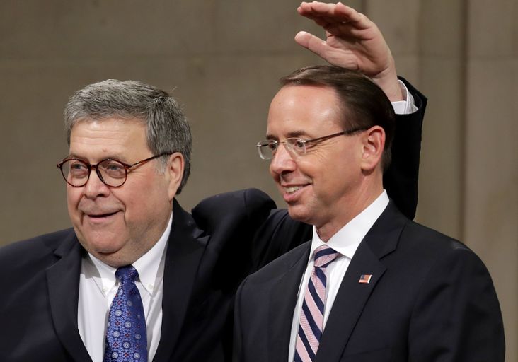 Rod Rosenstein and Bill Barr