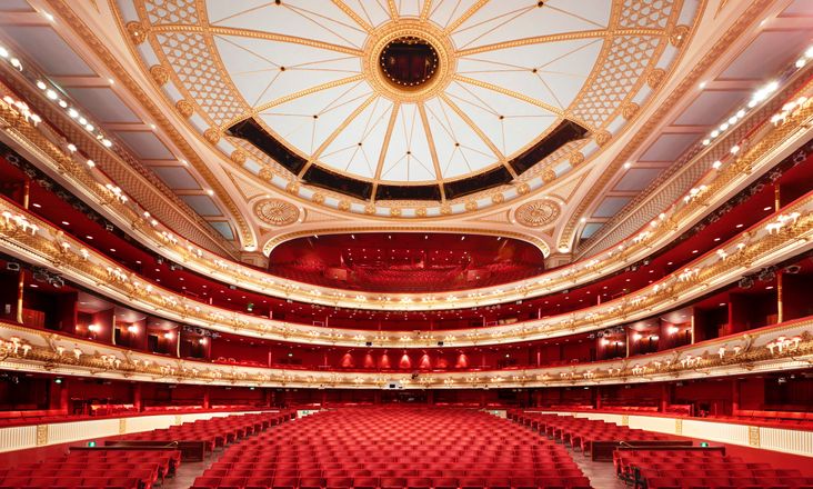 View from the stage of London's Royal Opera House