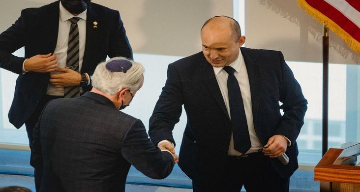 Naftali Bennett JFNA event