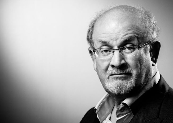 Salman Rushdie in Paris, September 10, 2018.