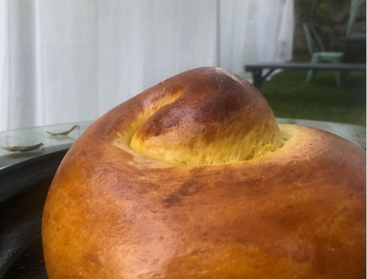 Rob Eshman's pumpkin challah