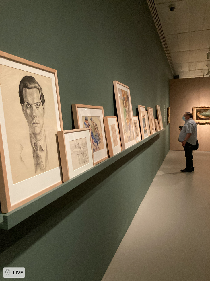 Drawings and sketches from concentration camp prisoners and people in hiding during WWII.