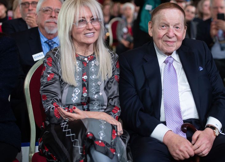 Sheldon Adelson and Miriam Adelson