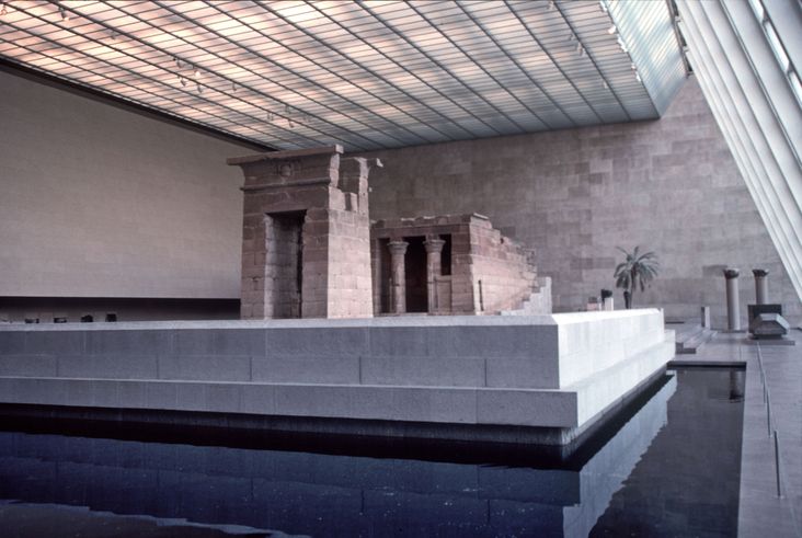 The Temple of Dendur at the Metropolitan Museum of Art's Sackler Wing.