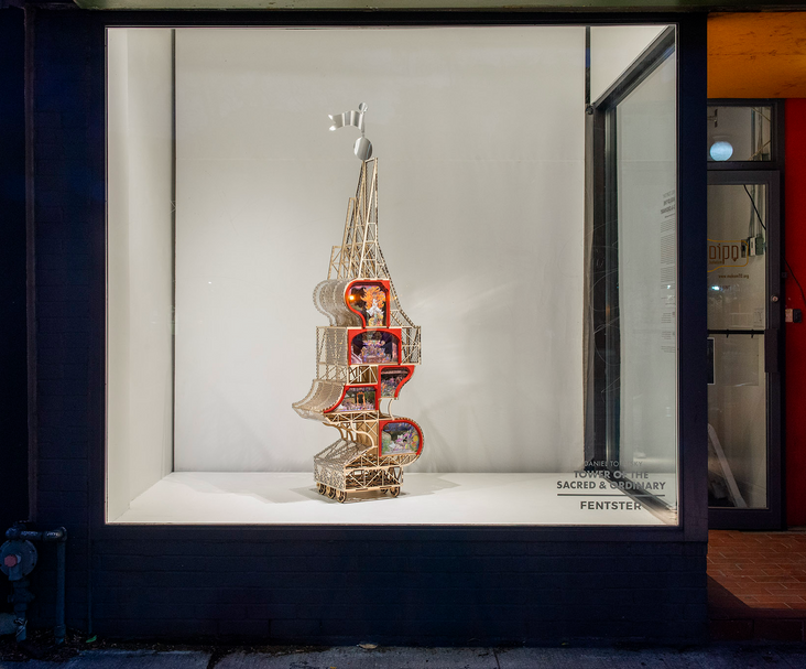 Tower of the Sacred and Ordinary installed in FENTSTER.