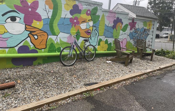 The mural.