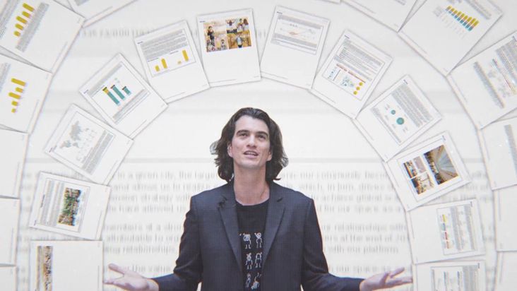 Adam Neumann in a still from "WeWork: Or the Making and Breaking of a $47 Billion Unicorn."