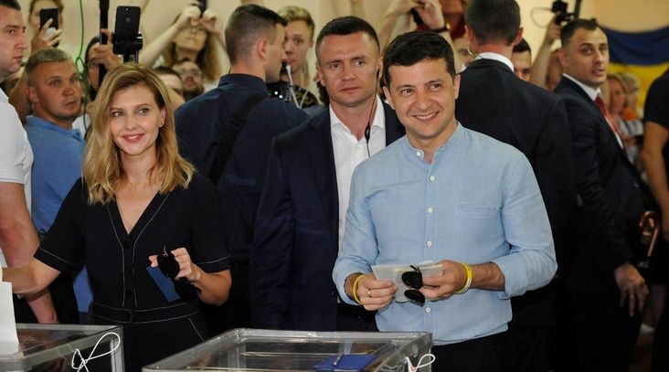 Zelensky voting