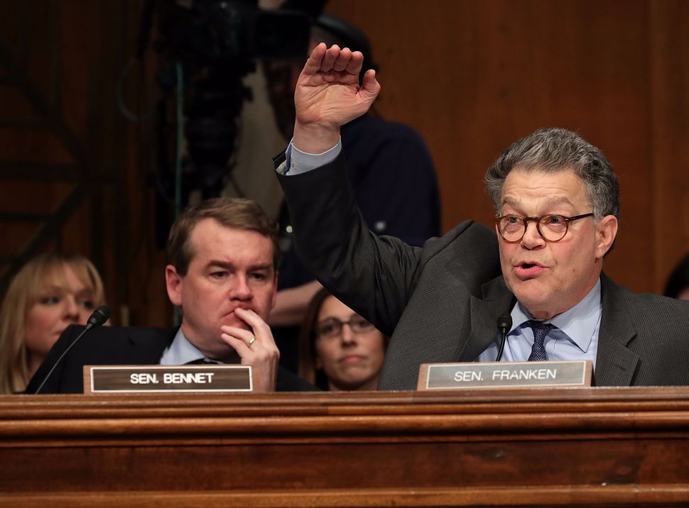 Senator Franken's disappeared from public life as a result of #MeToo