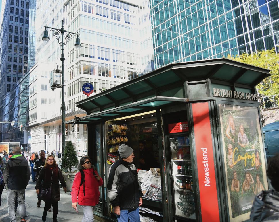 A newsstand